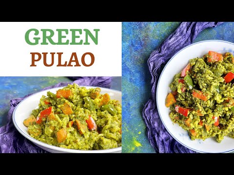 green pulao recipe | chutney pulao