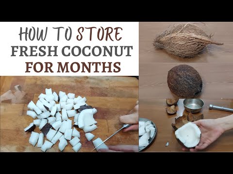 How to store fresh coconut for long time | kitchen tips | in hindi