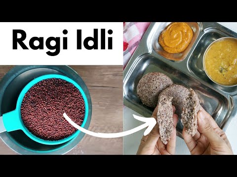 ragi idli recipe with whole ragi | finger millet idli | soft idli | millet recipes