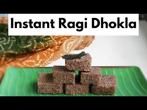 Instant Ragi Dhokla | how to make ragi dhokla | millet recipes | healthy recipes