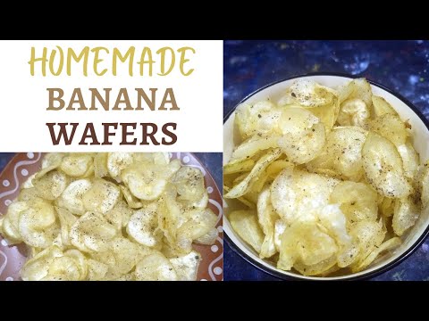 Raw Banana Wafers | homemade banana chips recipe | kache kele ke chips | vrat recipes