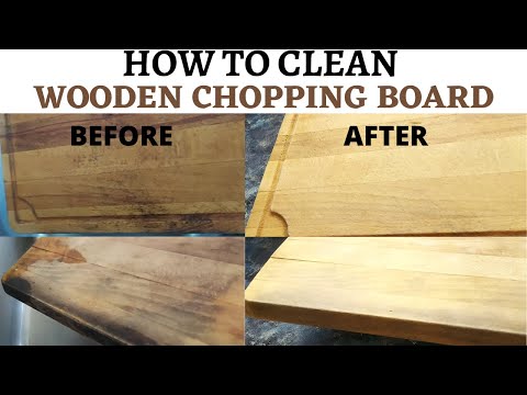 how to clean wooden chopping board | आसान तारिके से लकड़े के चॉपिंग बोर्ड की सफाई करें |kitchen tips