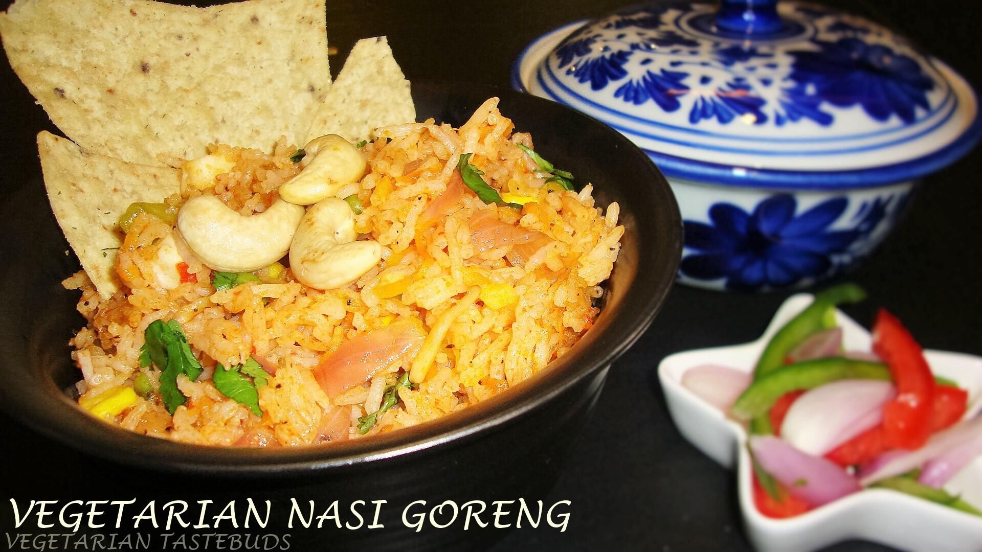 Vegetarian Nasi Goreng Recipe | How to make authentic Vegetarian Nasi