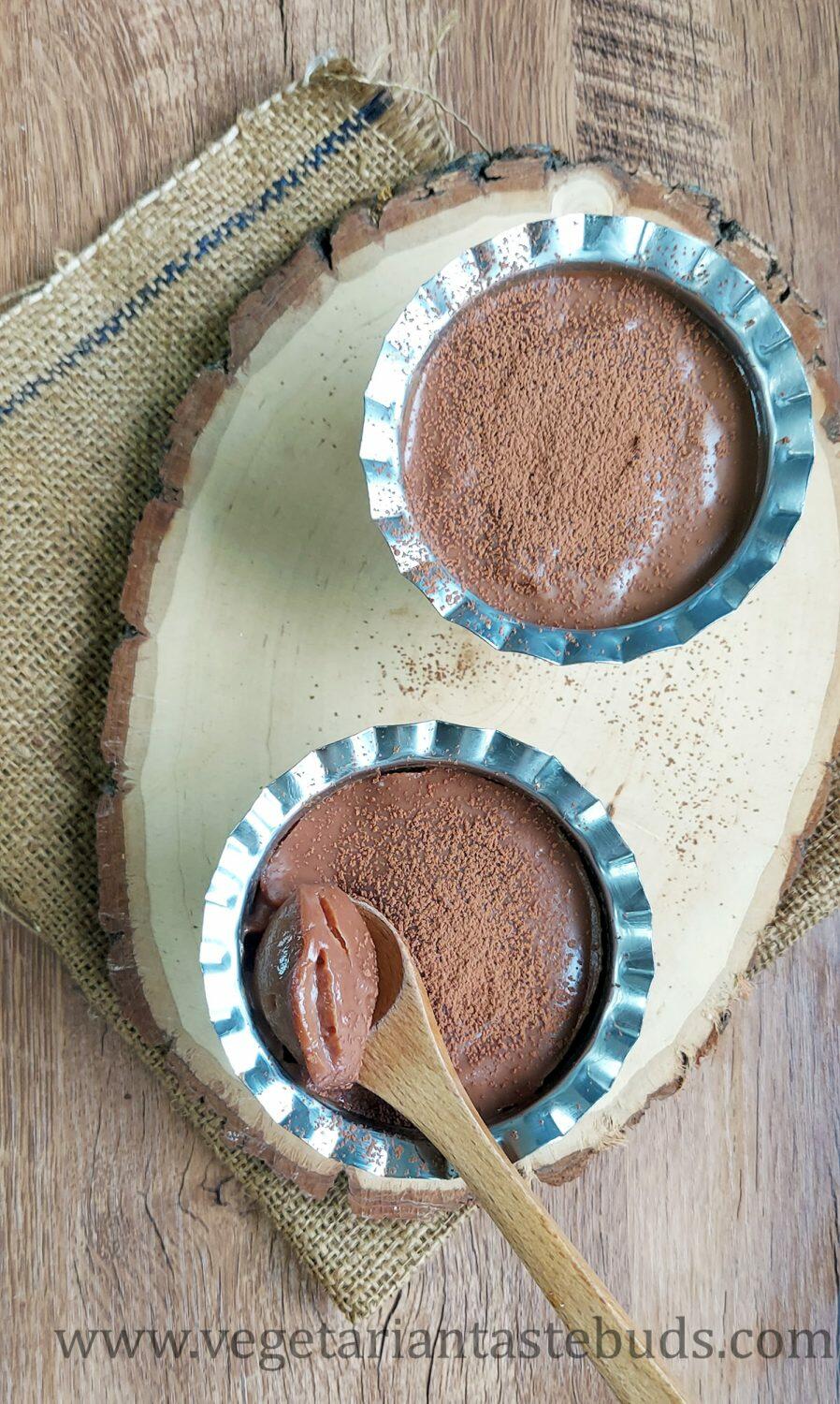 3 Ingredient Chocolate Orange Pudding | Eggless, Without Gelatin, Without Agar Agar